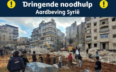 Noodhulp aardbeving Turkije en Syrië